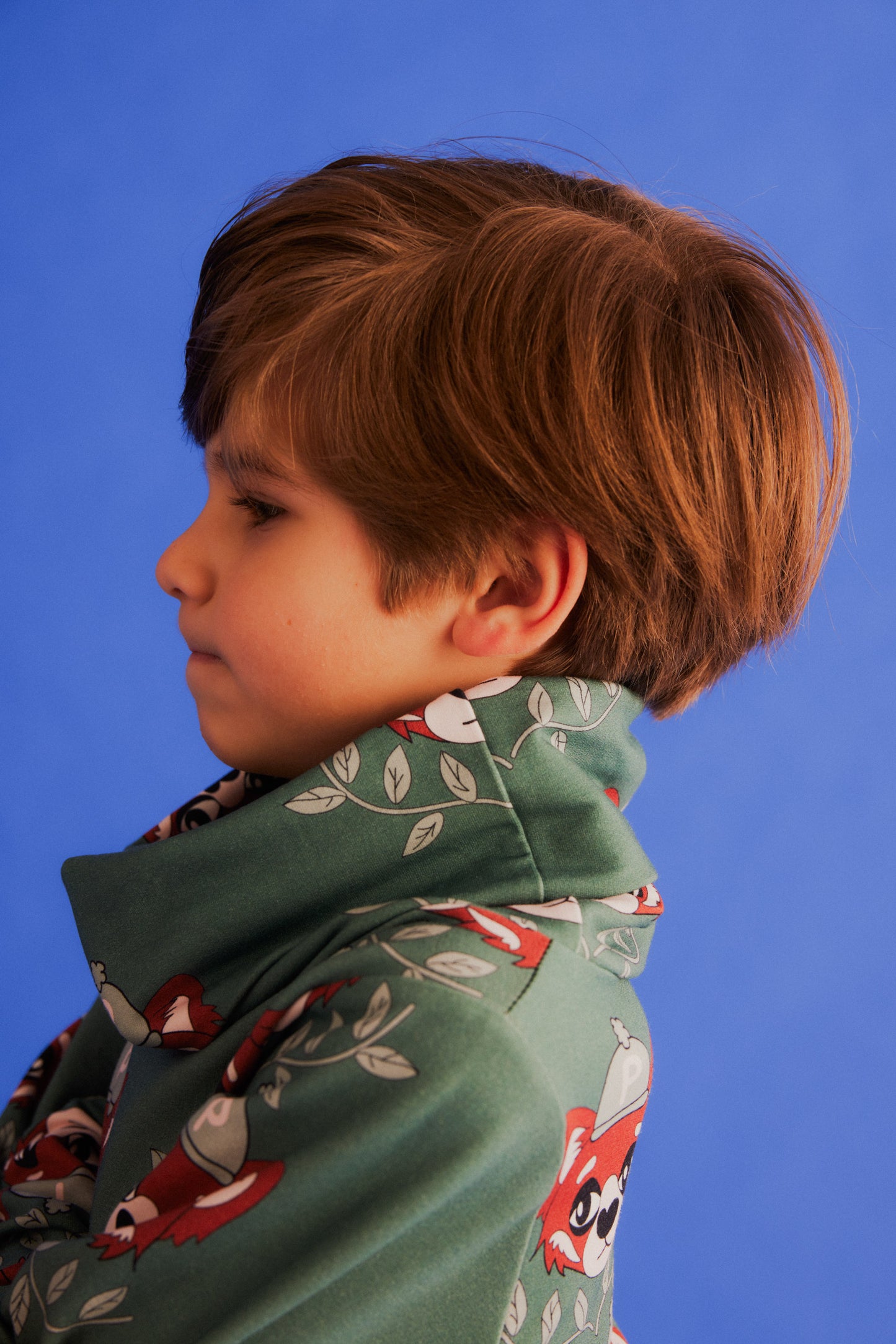 Dear Sophie Snood Sweatshirt PANDA in green