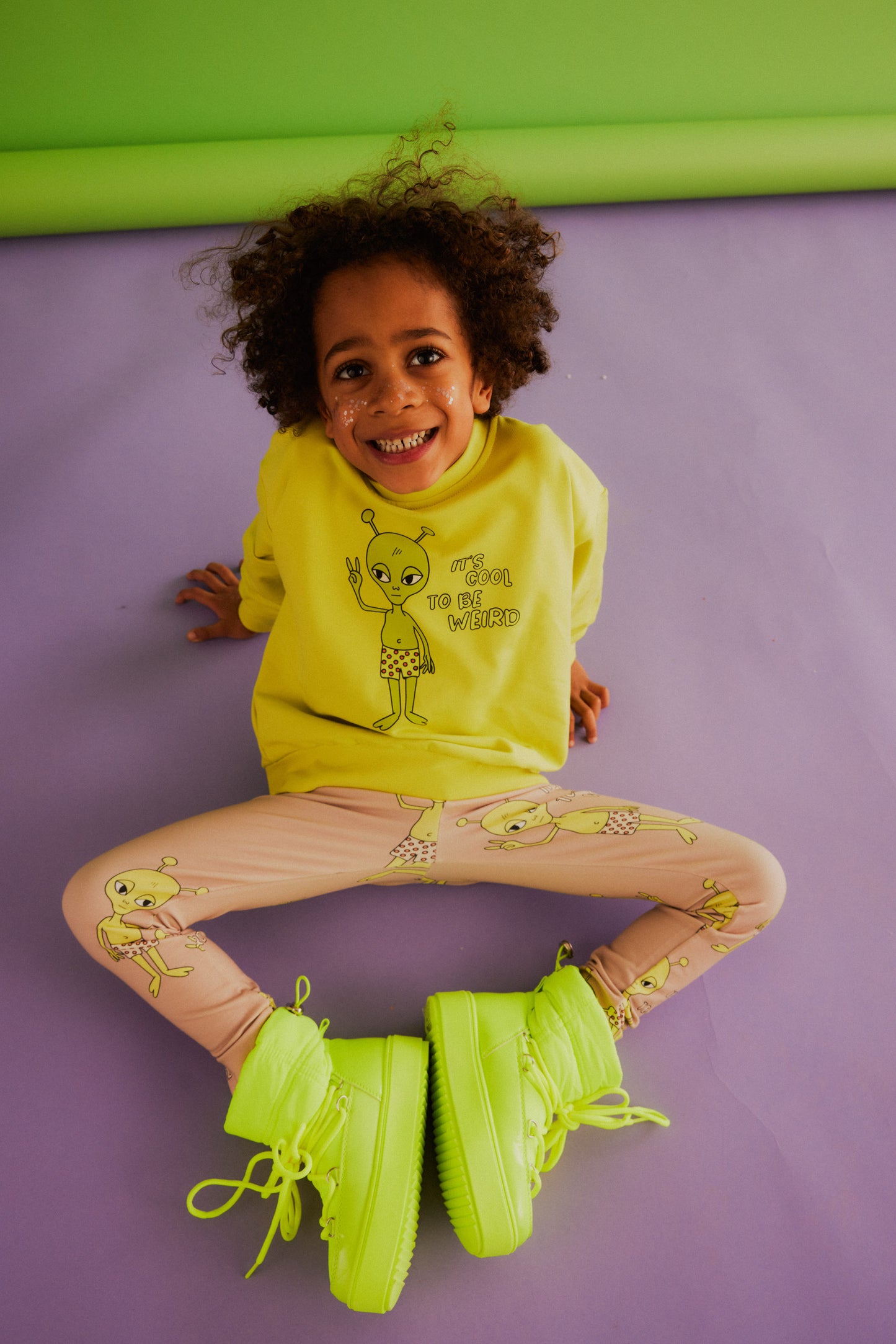 Dear Sophie Leggings ALIEN in beige