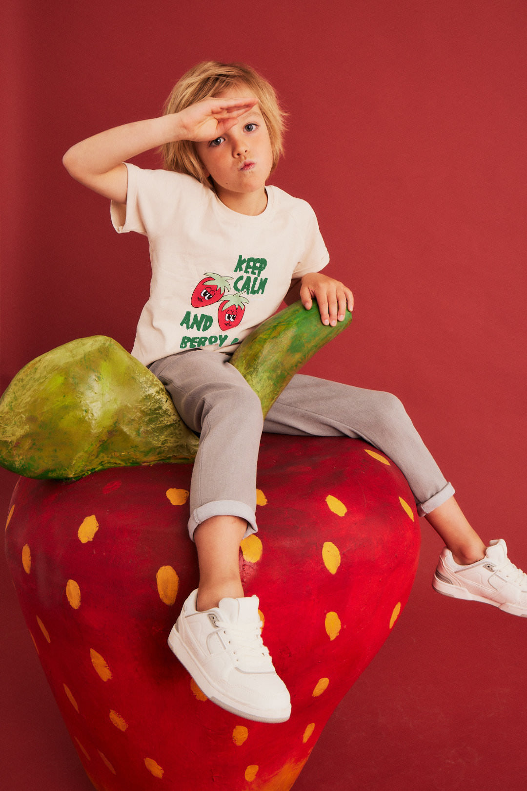 DEAR SOPHIE Strawberry light T-Shirt