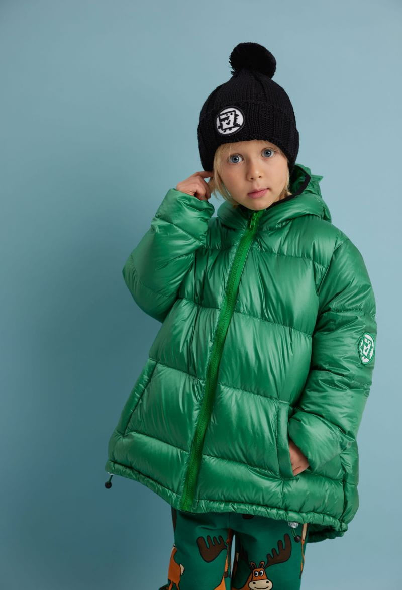 Winter Daunenjacke KUKUKID green