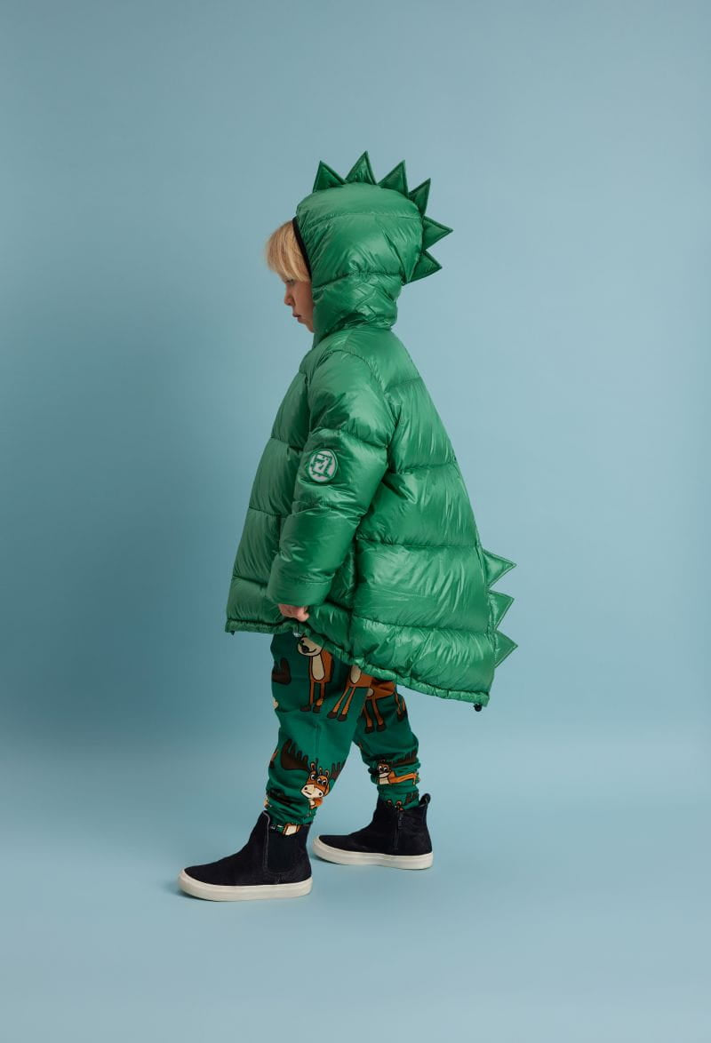 Winter Daunenjacke KUKUKID green