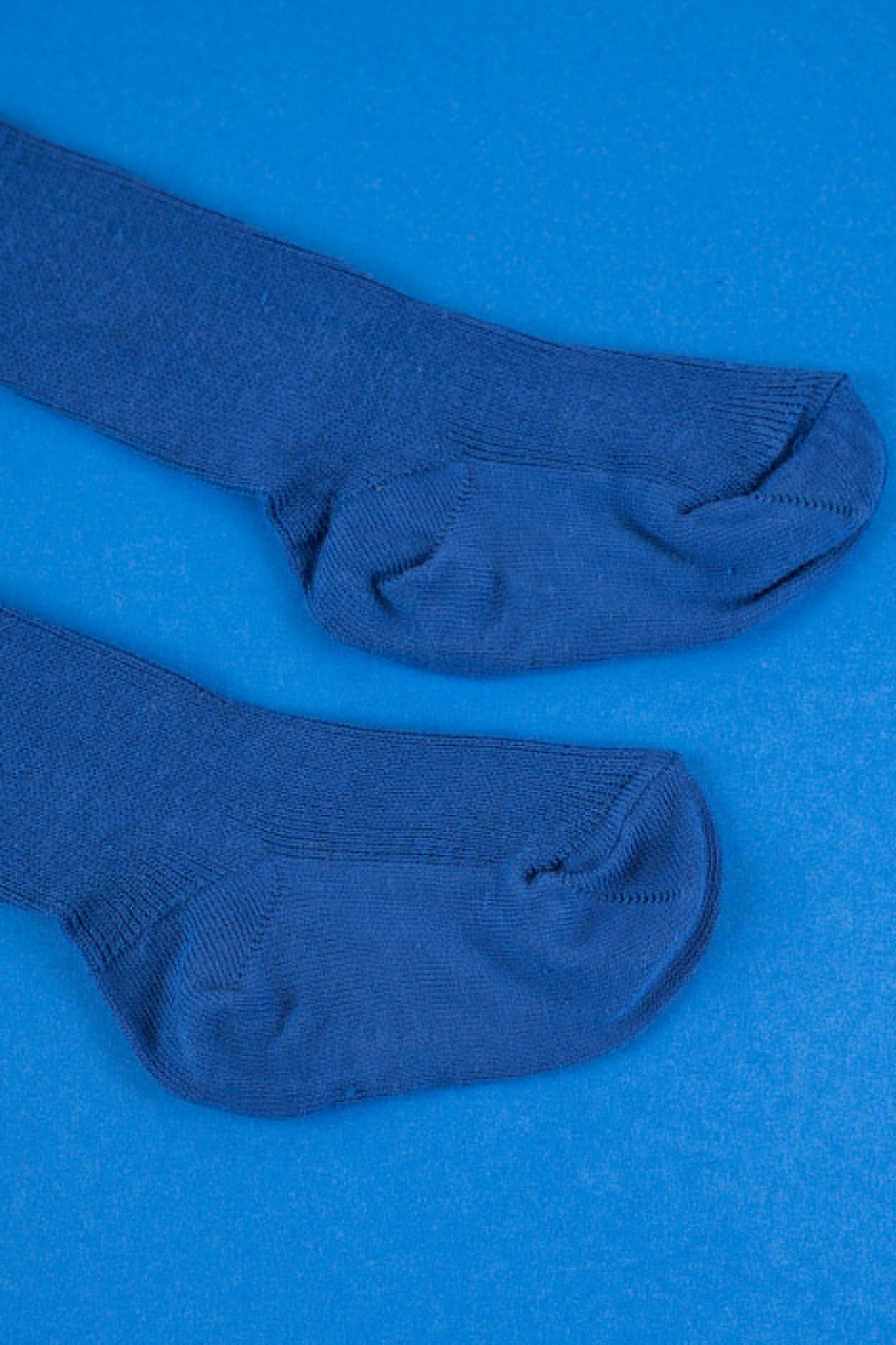 Strumpfhose mit Hosenträgern in Kobaltblau