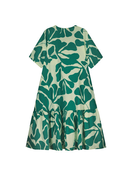 Greenary muslin dres adults Mainio
