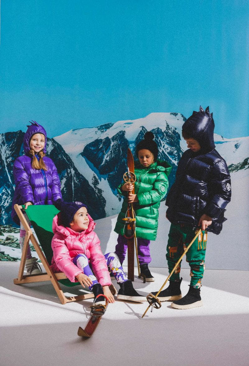 Winter Daunenjacke KUKUKID black