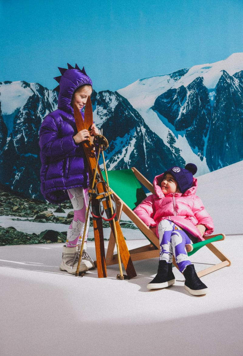 Winter Daunenjacke KUKUKID violett