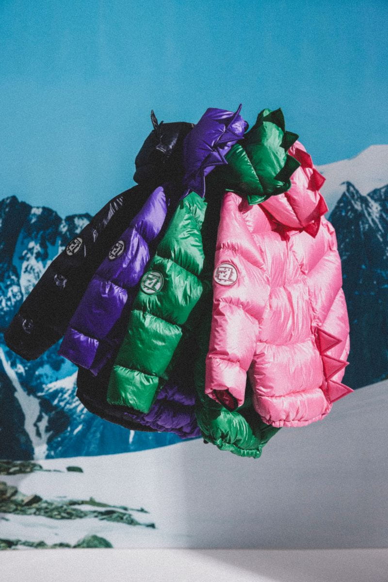 Winter Daunenjacke KUKUKID violett