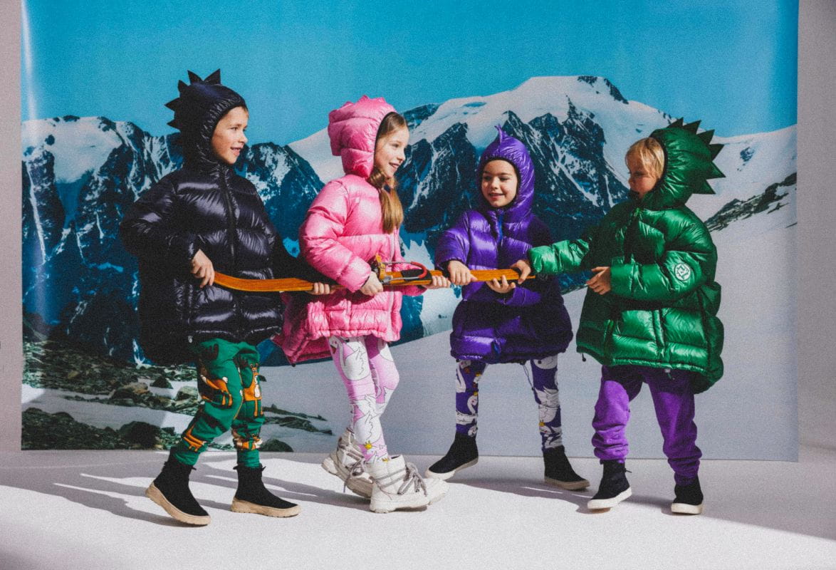 Winter Daunenjacke KUKUKID black