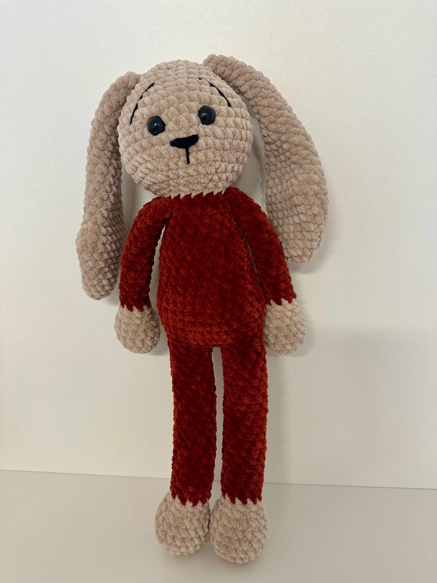 Handmade Hase bordeaux
