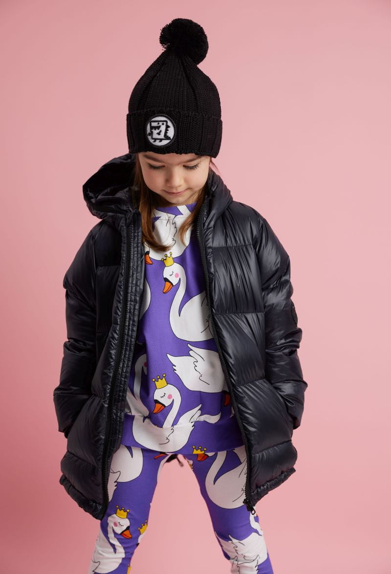 Winter Daunenjacke KUKUKID black
