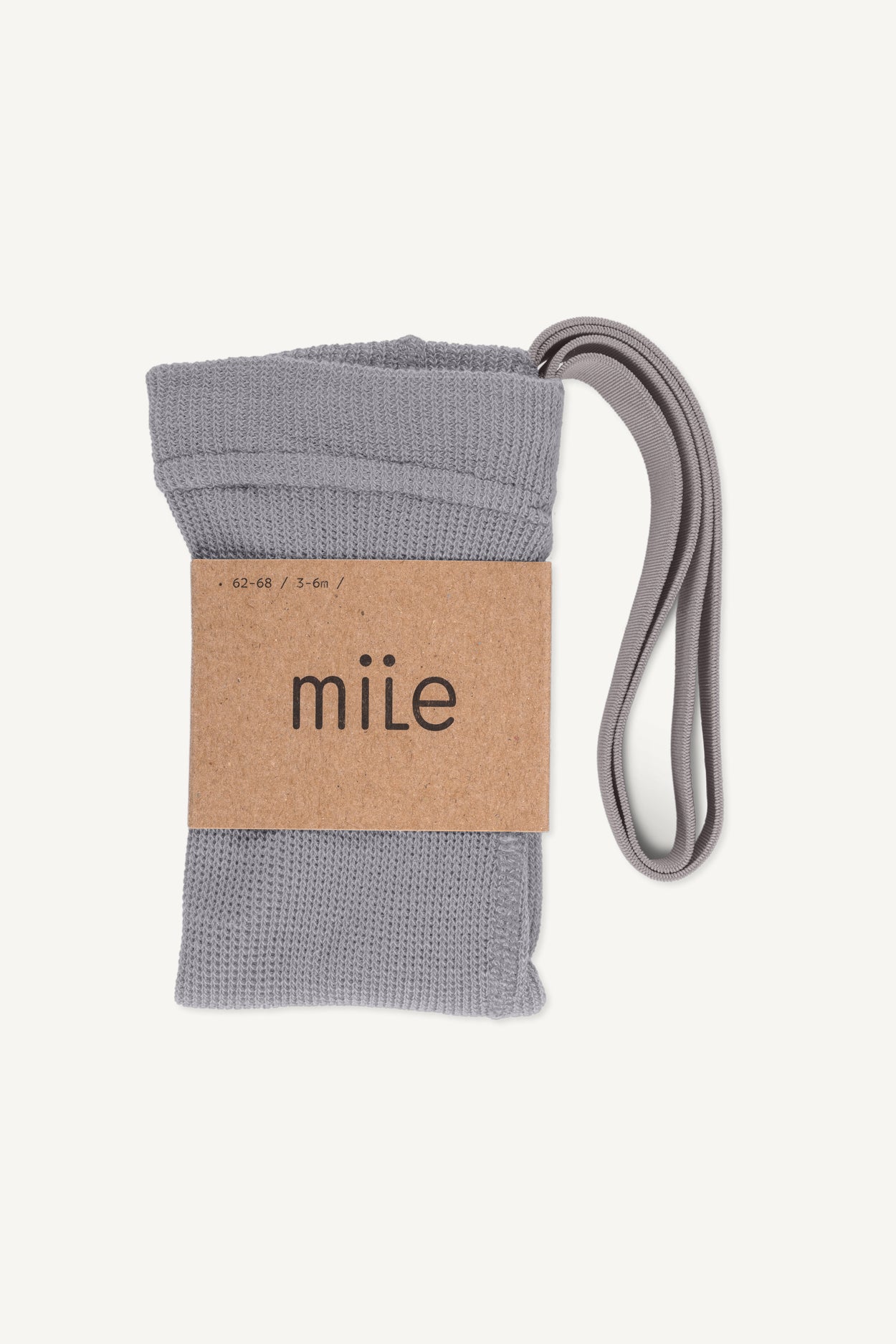 Strumpfhose mit Hosenträgern in grau