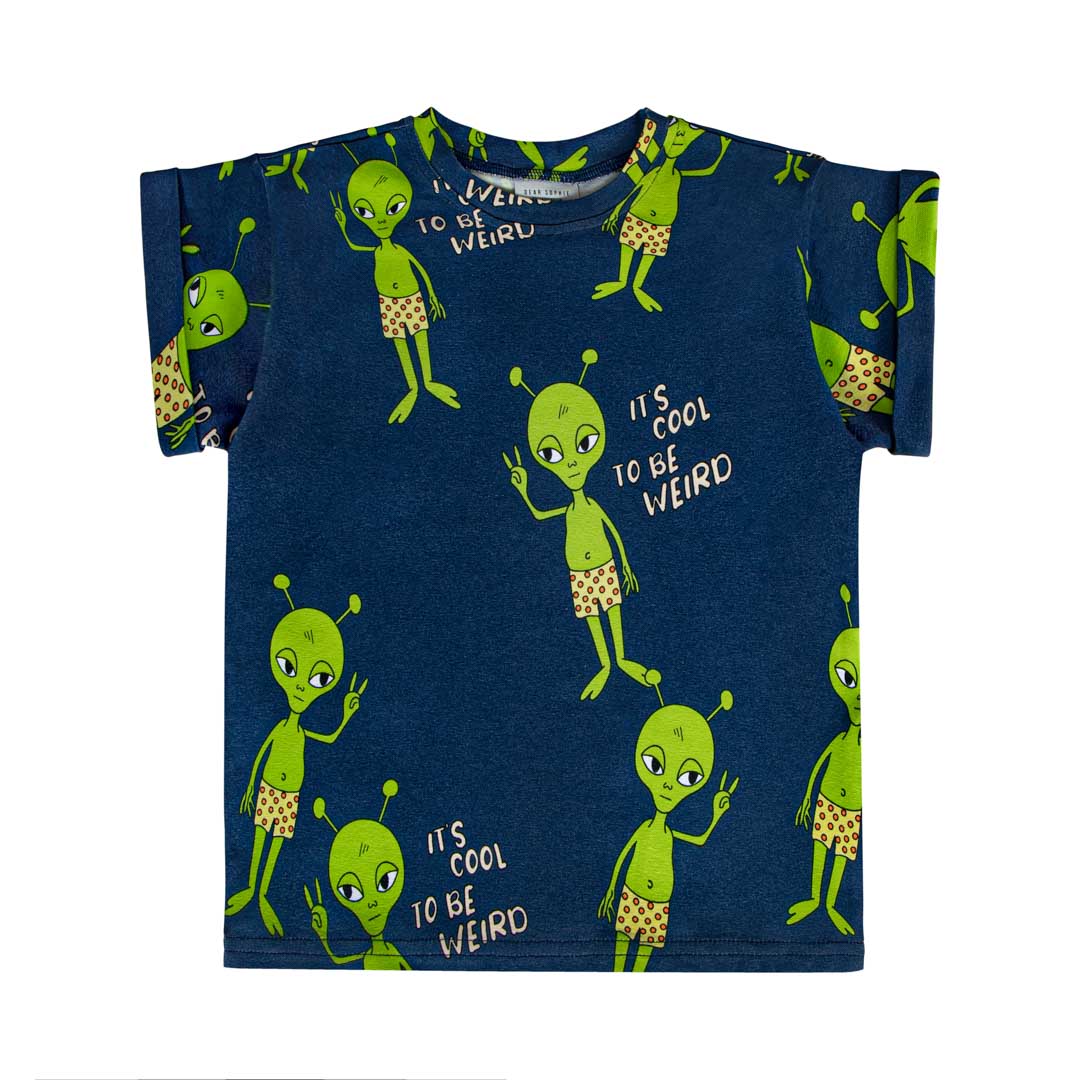 Dear Sophie T-Shirt ALIEN in blue