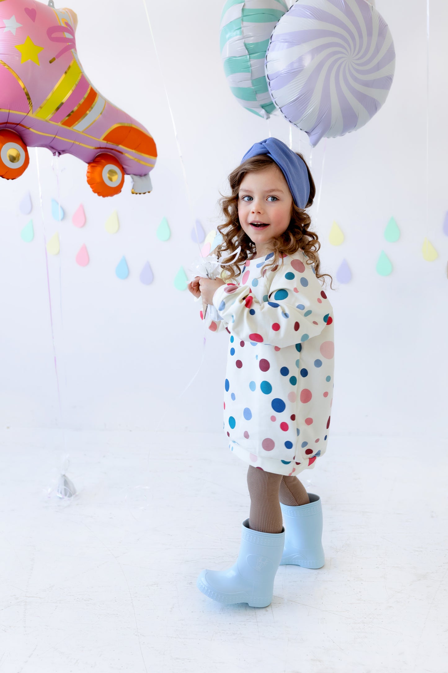 Gummistiefel in babyblue