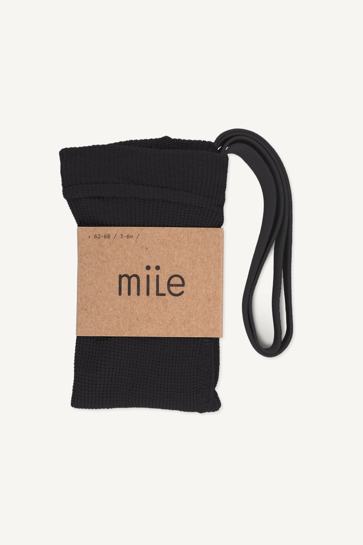 Strumpfhose mit Hosenträgern in schwarz