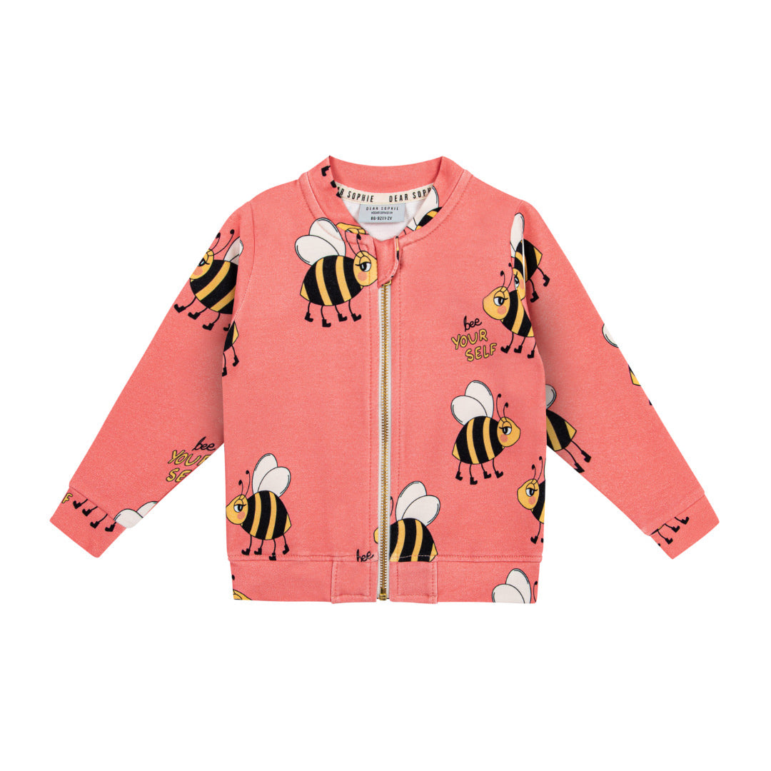 Dear Sophie BEE pink Bomberjacke