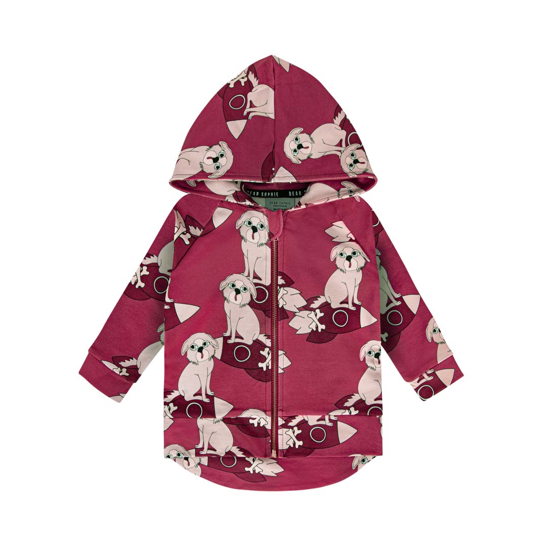 Dear Sophie Kapuzenjacke COSMODOG in red