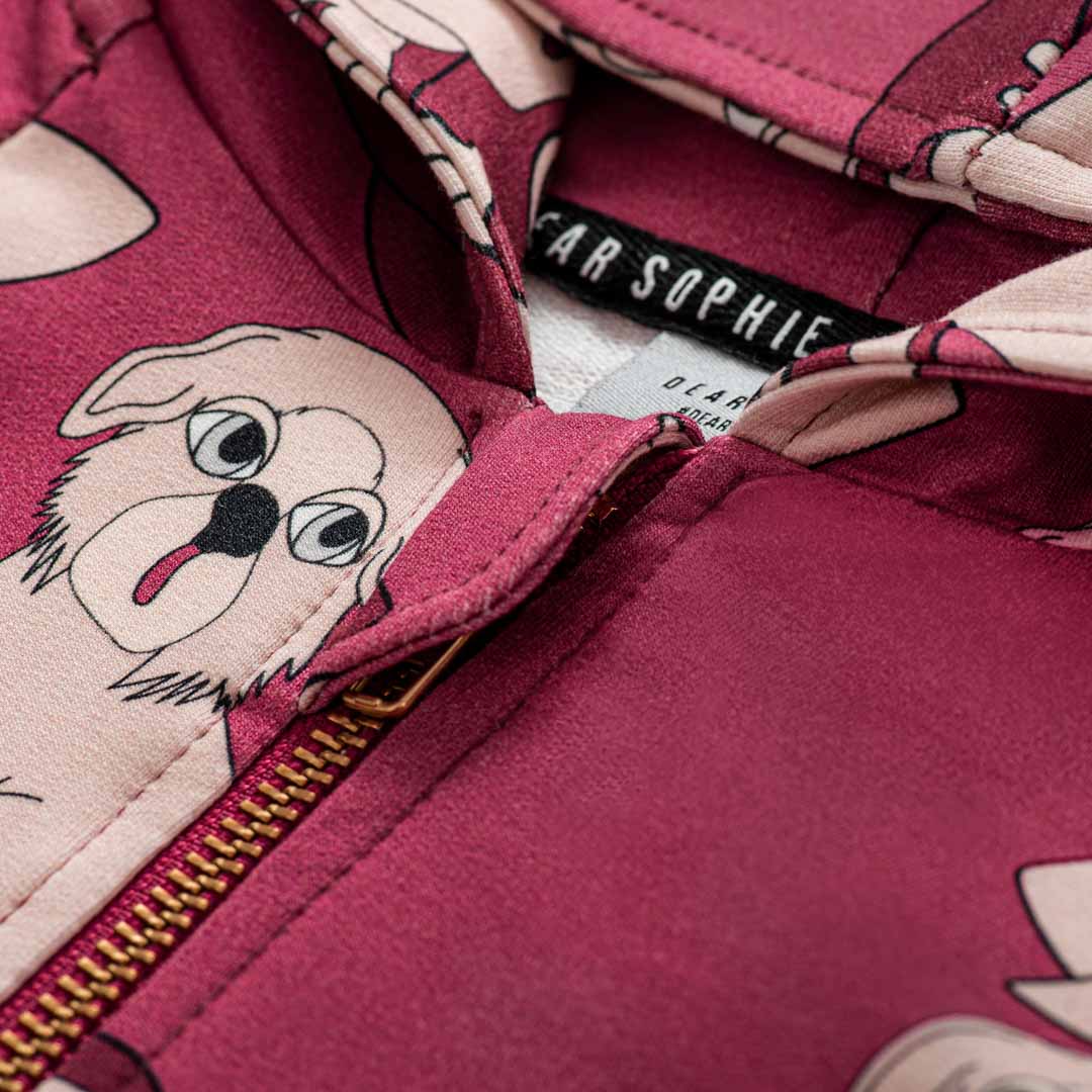 Dear Sophie Kapuzenjacke COSMODOG in red