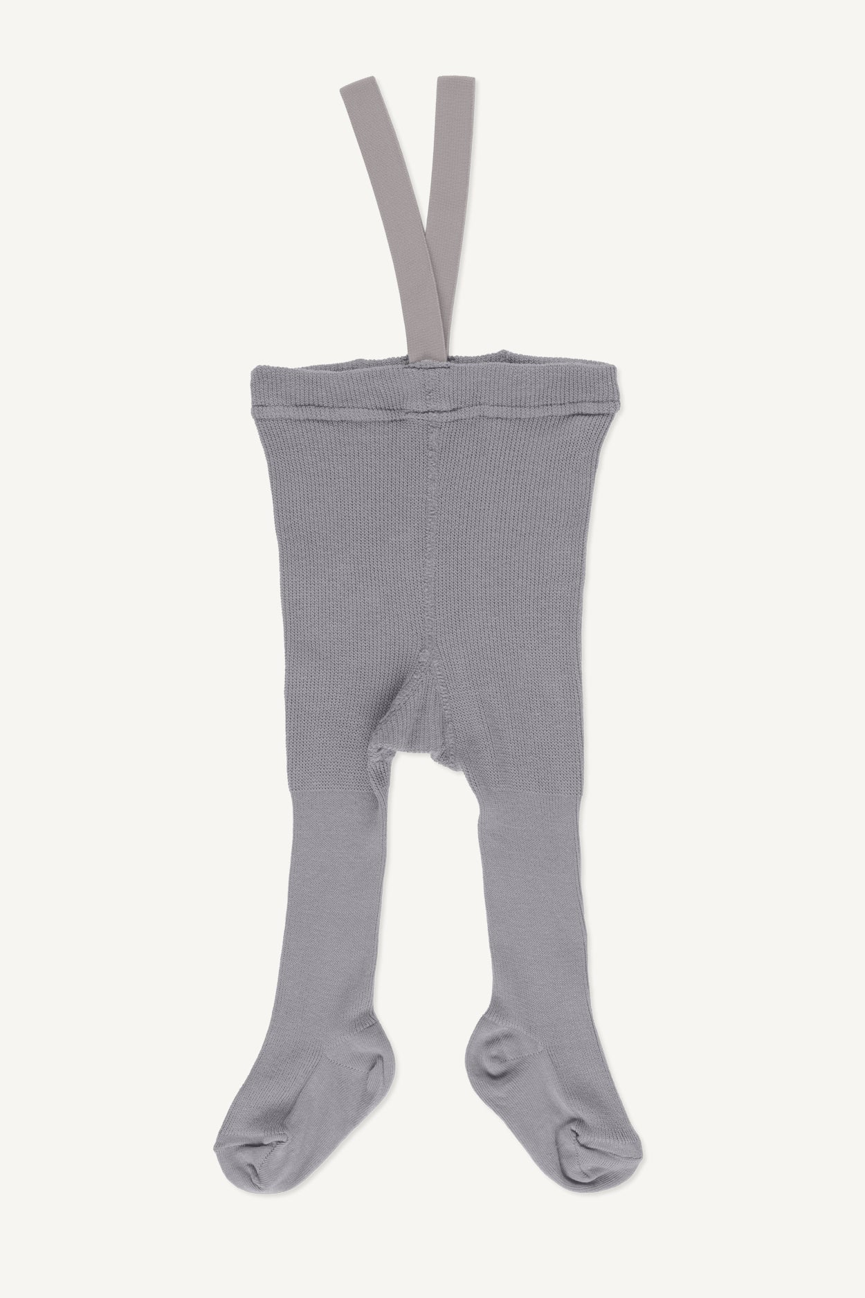 Strumpfhose mit Hosenträgern in grau