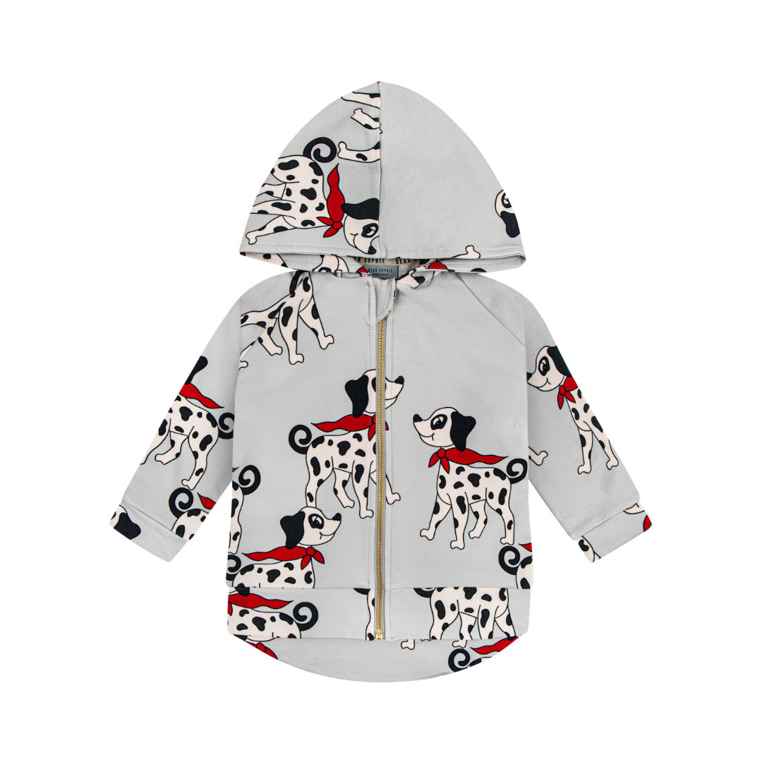 Dear Sophie DALMATIAN grey Kapuzenjacke