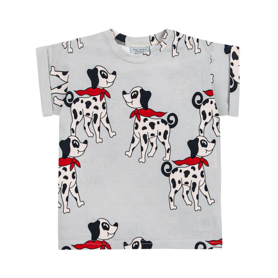 Dear Sophie DALMATIAN grey T-Shirt