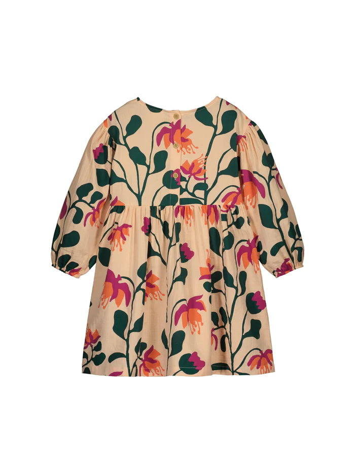MAINIO Peach Botania Kleid