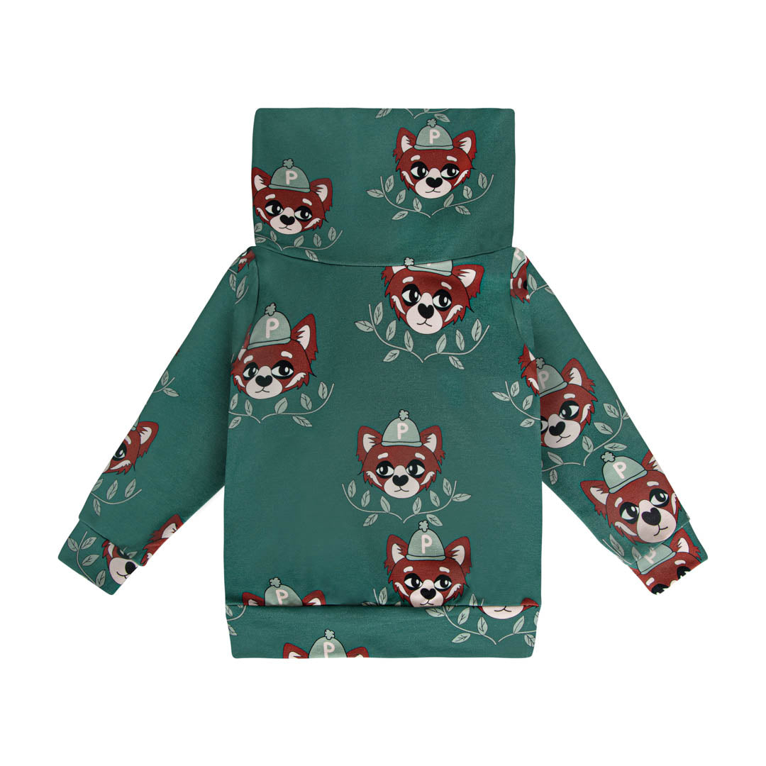 Dear Sophie Snood Sweatshirt PANDA in green