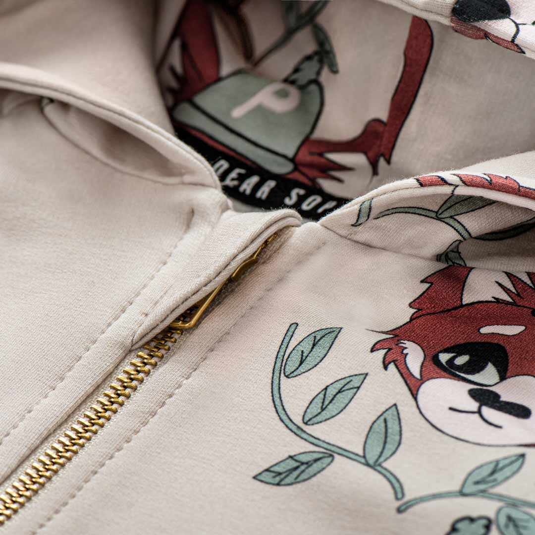 Dear Sophie Kapuzenjacke PANDA light
