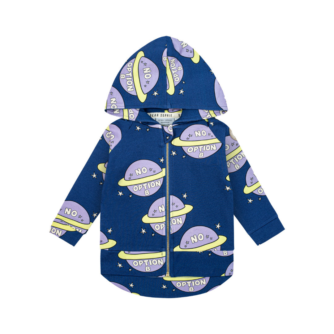 Dear Sophie Kapuzenjacke PLANET in blue