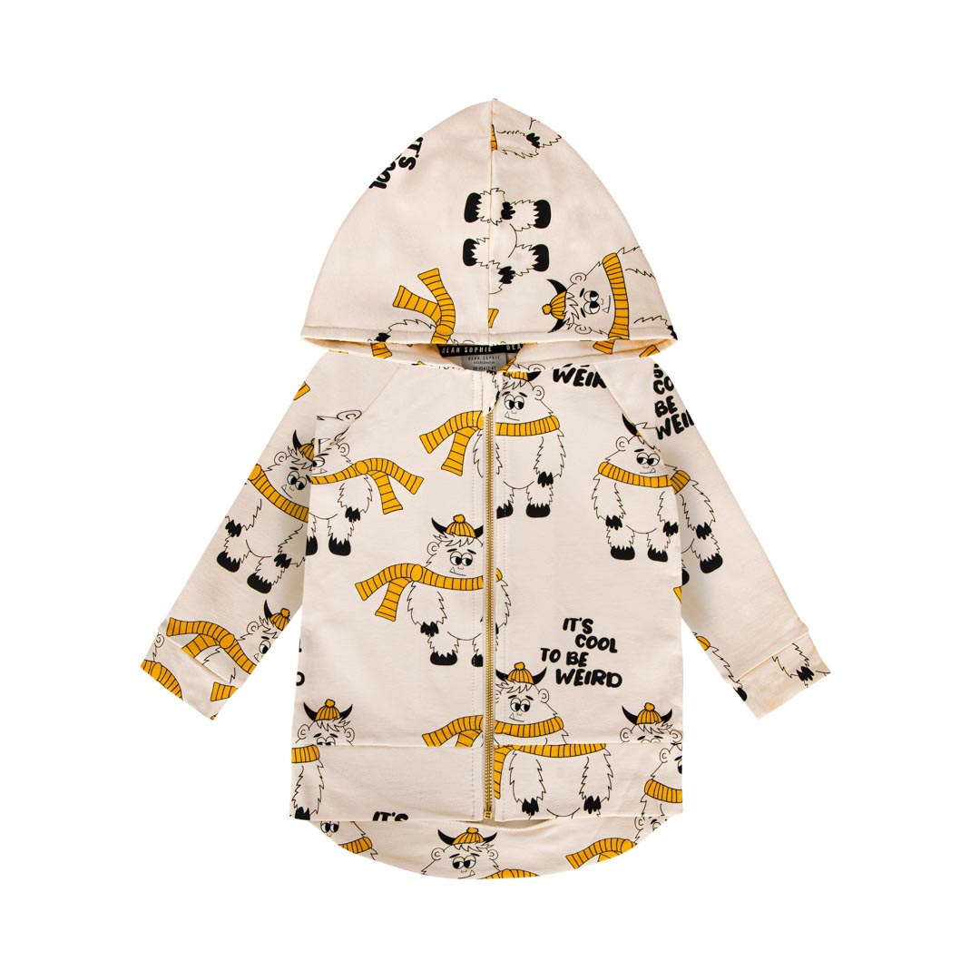 Dear Sophie Kapuzenjacke YETI in beige