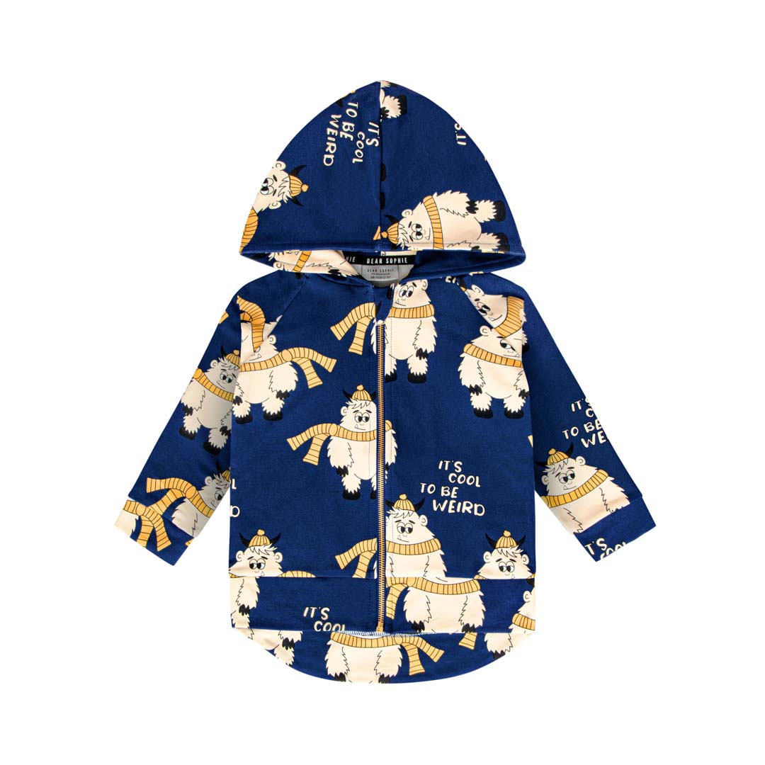 Dear Sophie Kapuzenjacke YETI in blue