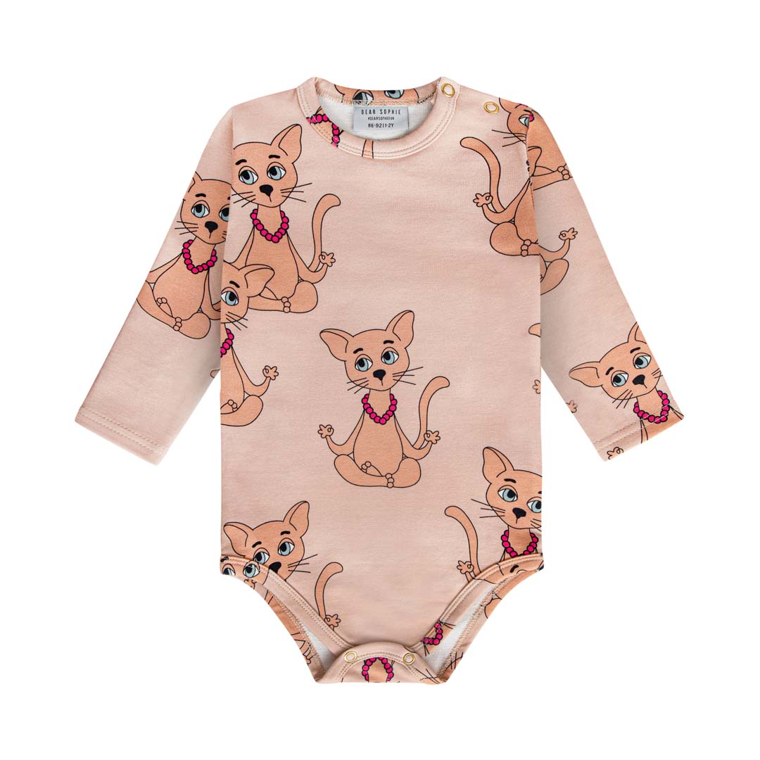 Dear Sophie langarm Body YOGICAT in beige