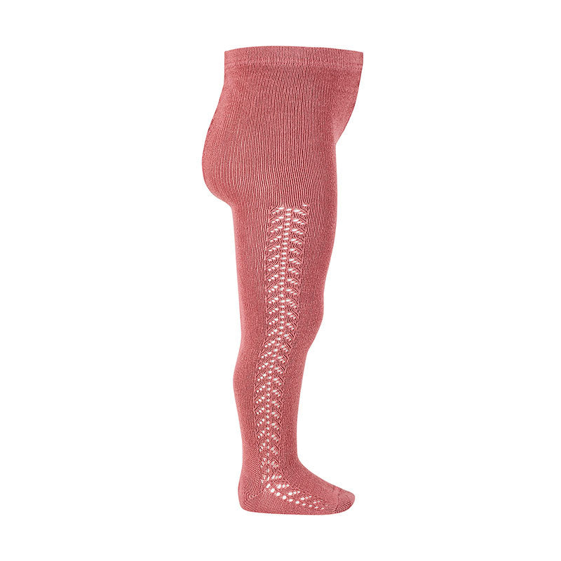 CONDOR Strumpfhose side openwork CARMIN
