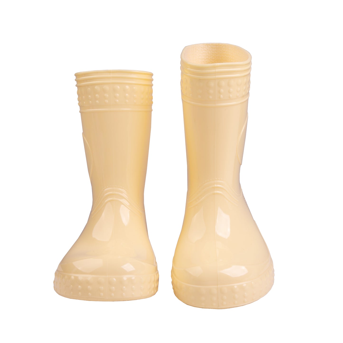 Gummistiefel in Pastellgelb