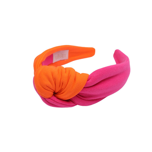 Haarband Loop pink-orange