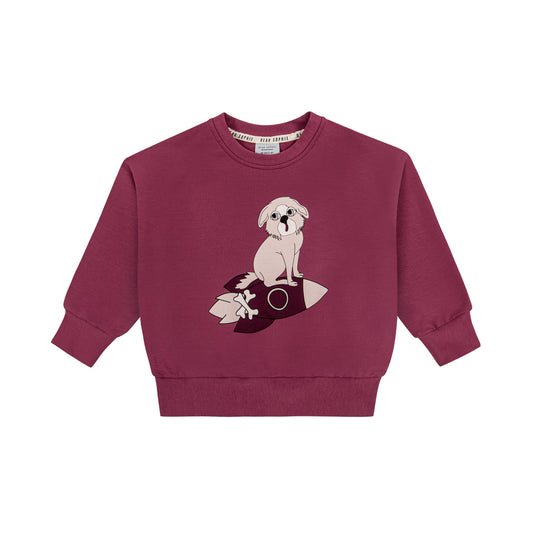 Dear Sophie Sweatshirt COSMODOG in red