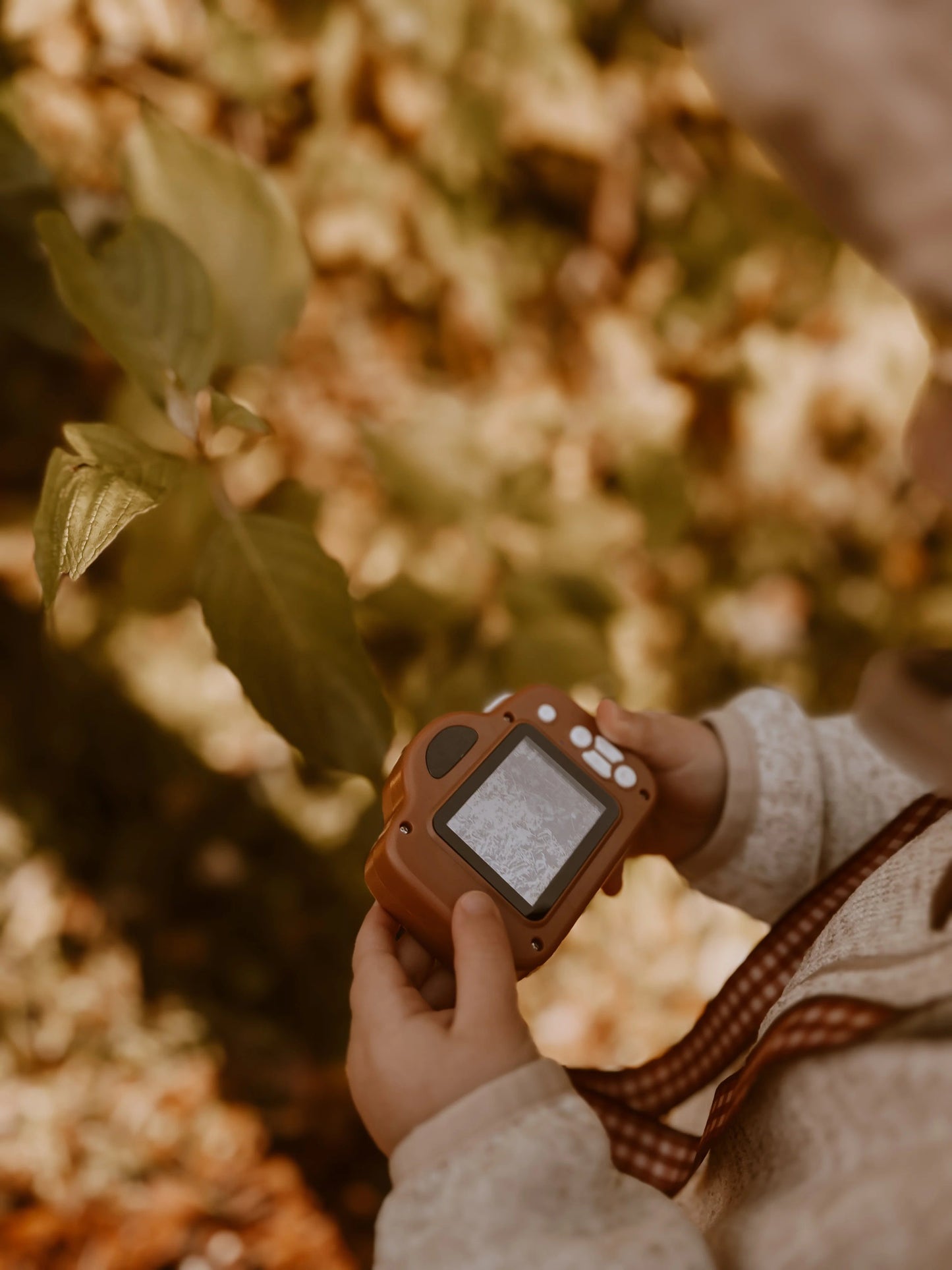 Mrs.Ertha Digitalkamera für Kinder braun