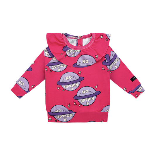 Dear Sophie Longsleeve PLANET in pink