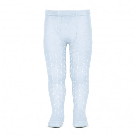 CONDOR Strumpfhose openwork BABY BLUE