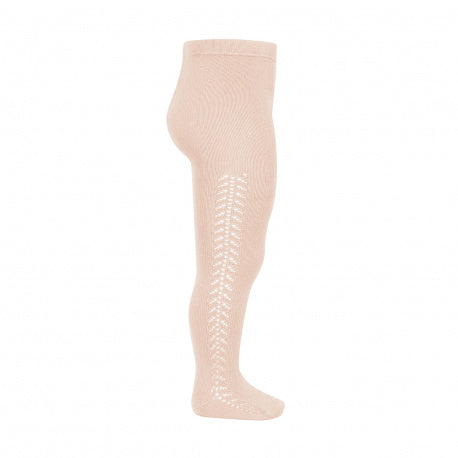 CONDOR Strumpfhose side openwork NUDE